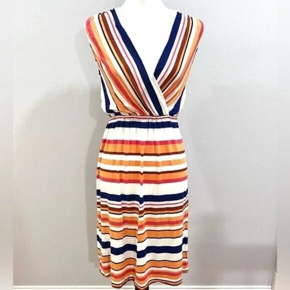 Dresses & Skirts - 15. Merona Sleeveless striped multicolor dress Size XS